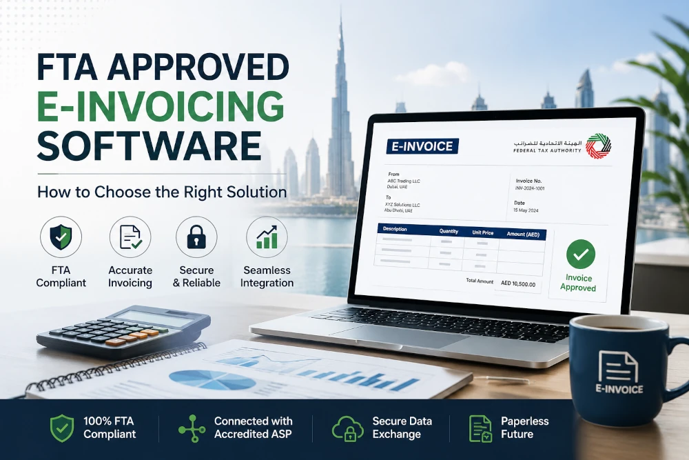 FTA approved e-Invoicing software and UAE e-Invoicing solutions